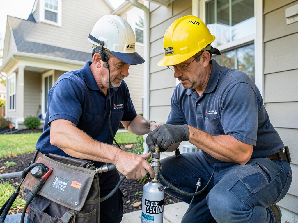 Dealing with a clogged ac condensate line that is