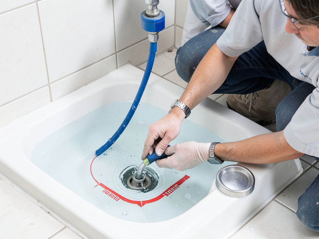 Repairing a Cracked Shower Base in Your Luxury Weddington Bathroom