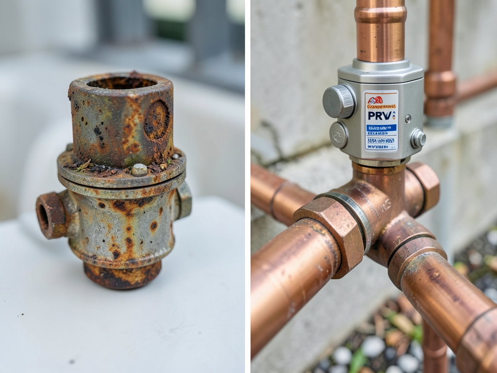 Replacing a Failed Pressure Reducing Valve in Your Mountain Island Home