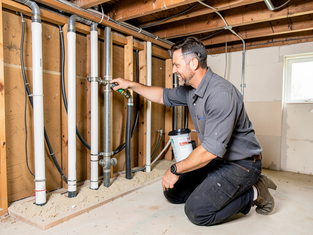 Replacing old galvanized pipes in your mid century