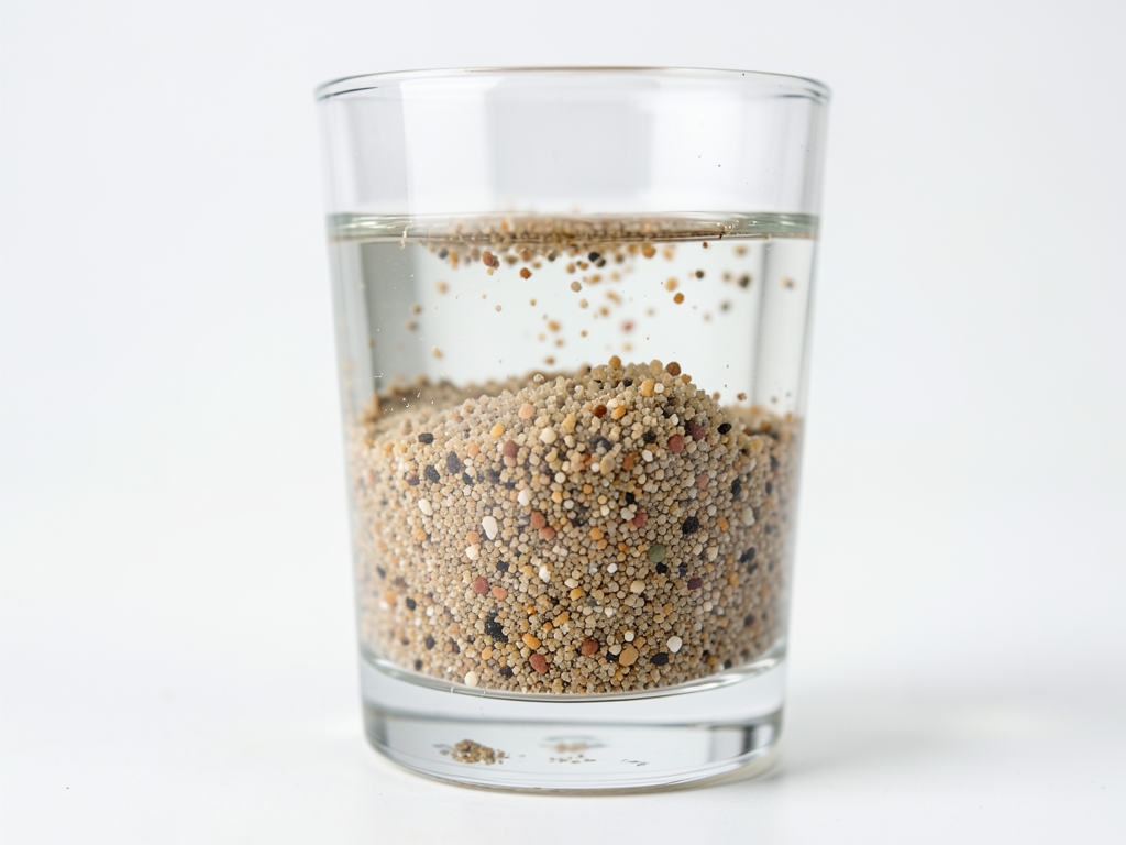 What causes sandy sediment in the water at your mo